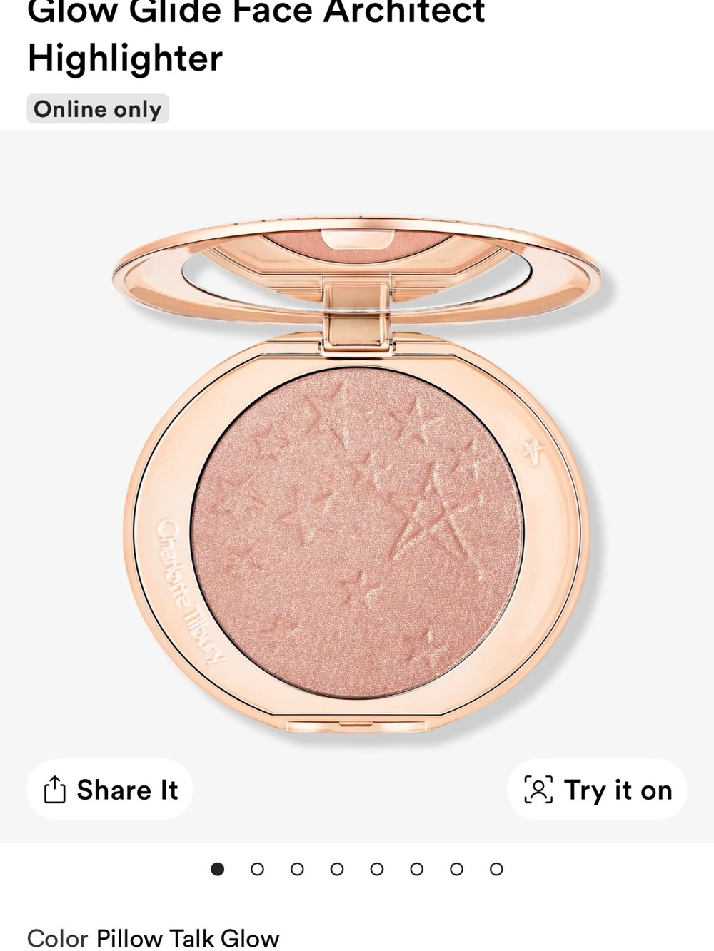 Charlotte Tilbury Glow Glide Face Architect Highlighter - Pink Champagne Glow